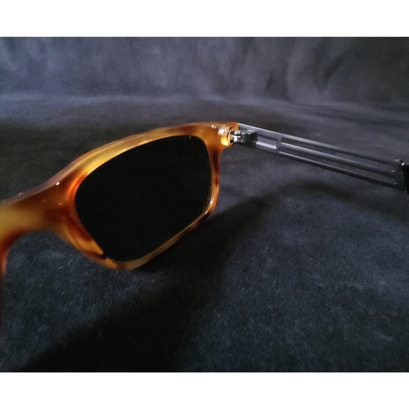 Gianni Versace 1996 Sunglasses Tortoise Unisex Black Metal MOD 452/A Vintage main image 6